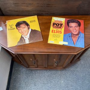 Vintage Record Player Cabinet